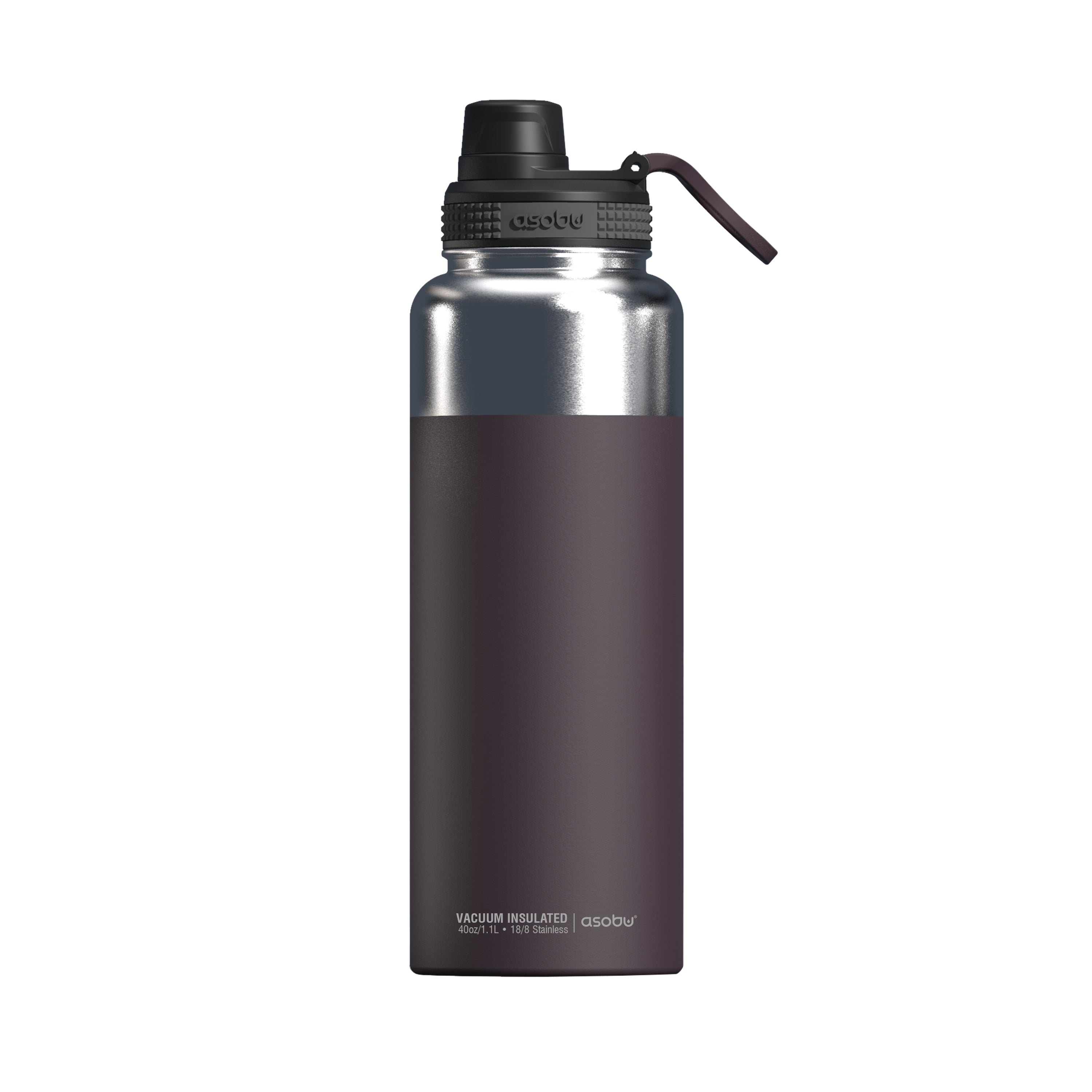 Asobu - Mighty Alpine Flask - isolierte Edelstahl Outdoorflasche 1 Liter rot Asobu - Mighty Alpine Flask - isolierte Edelstahl Outdoorflasche 1 Liter rot